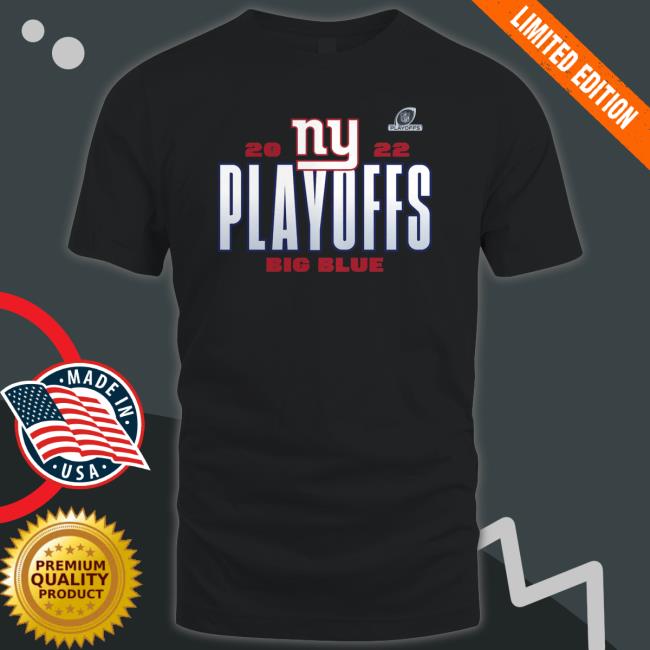 New York Giants Playoffs 2022 Big Blue Tee