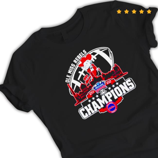 Ole Miss Rebels Logo Allstate Sugar Bowl City 2022 Champions Shirt