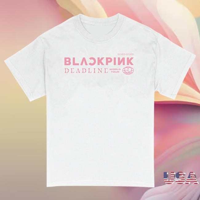 Deadline Tour Merch Blackpink World Tour Top Shirt White | Blackpink Official Merch Store