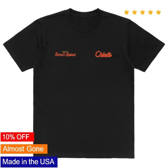 Born X Raised + Kansas City Chiefs Helmet Shirt