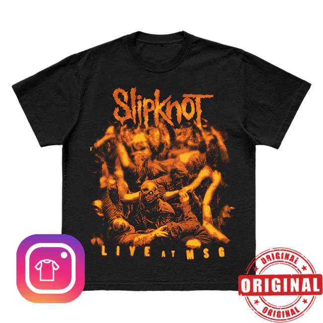 Official Slipknot Merch Store Slipknot Live At Msg Popover Shirt I Slipknotmerch Apparel Clothing Shop