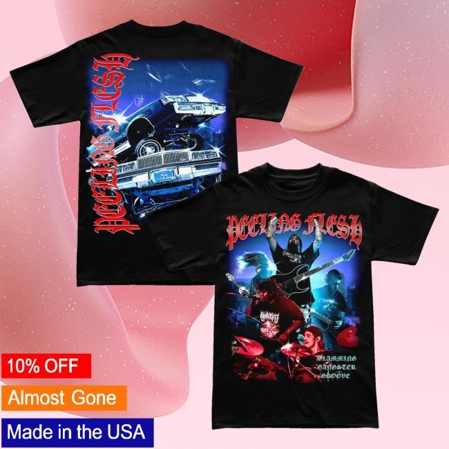 Official Indie Merch Store Peeling Flesh "Group Mixtape" Tee IndieMerchStore