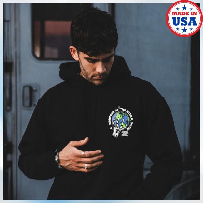 Official Hasan Piker's - Ideologie Shop Workers Of The World Unite Crew neck