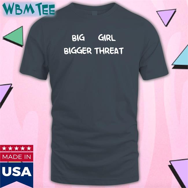 Big Bigger Girl Threat Tee Shirt Nerdyreindeer