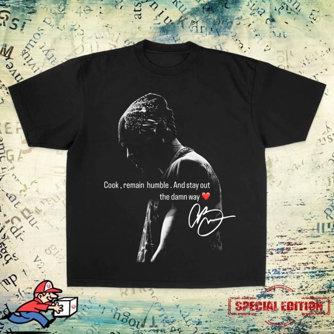 Breezy Bowl Cook & Remain Humble S/S Hot Shirt Chris Brown Merch Store Shop Official