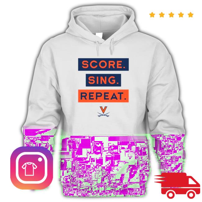 Official UVA Sing Score Repeat Gray Performance Tee