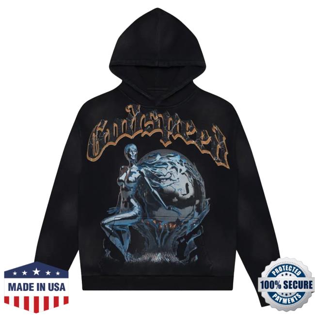 Official Godspeed Nyc Clothing Merch Chrome Seduction Sweater (Black Wash)