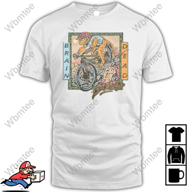 Weare Brain Dead Merch Equipment Bike Lizard Tee