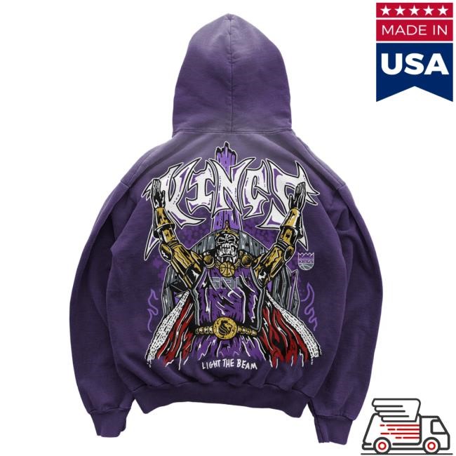 Light The Beam Pullover Hoodie - Faded Purple | Warren Lotas Official NBA