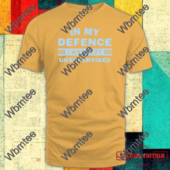 Strange Parts Fake Checkmark Supercon In My Defence I Was Left Unsupervised Shirt