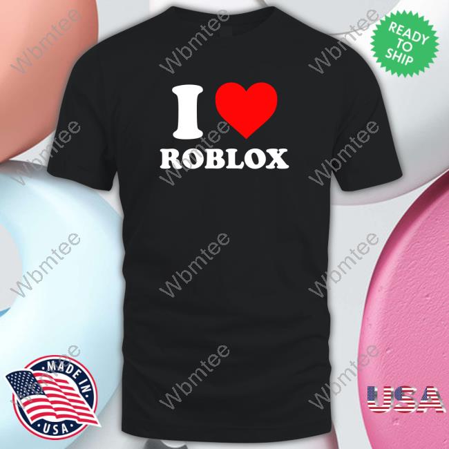 Official I Love Roblox Tee