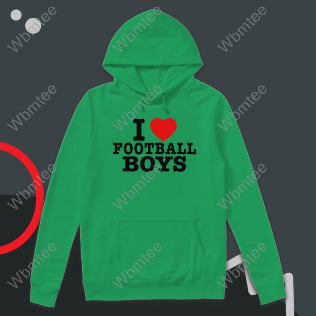 Moxi Mimi Merch I Love Football Boys Hoodies
