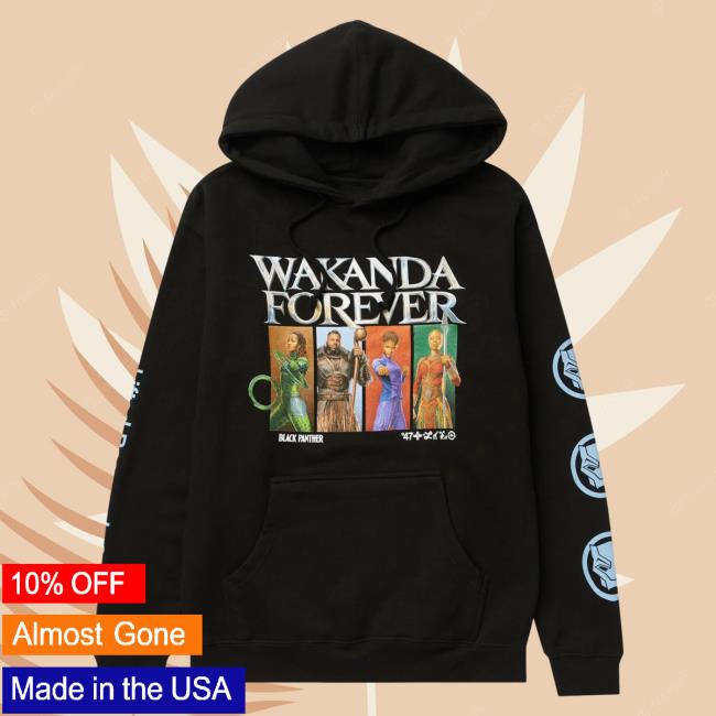 Official Lrg Lifted Research Group Clothing Shop Back Panther Wakanda Forever Pullover Sweatshirt