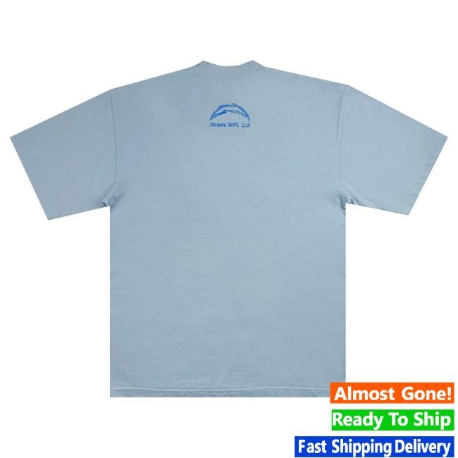 Official Crenshaw Skate Club Csc X La Chargers Palm Tshirt