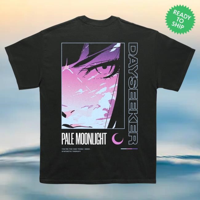 Dayseeker - Pale Moonlight Anime Shirt Dayseeker Band Merch
