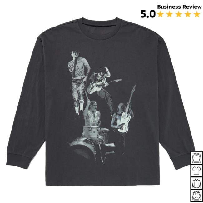 Official Red Hot Chili Peppers Jam Long Sleeve Tshirt