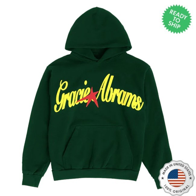 Gracie Abrams Green Star Hoodie Gracie Abrams