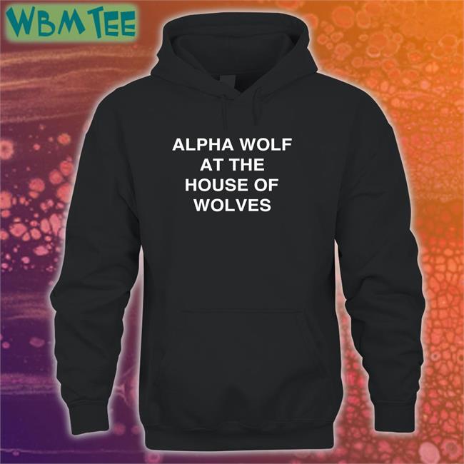 Alpha Wolf At The House Of Wolves Long Sleeve Shirt Black