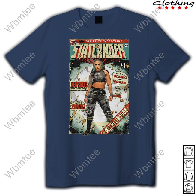 Aew Shop Kris Statlander Stat Is Back Long Sleeve Tee