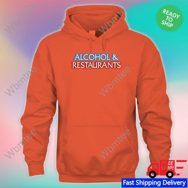 Official Alcohol And Restaurants Tee Shirt