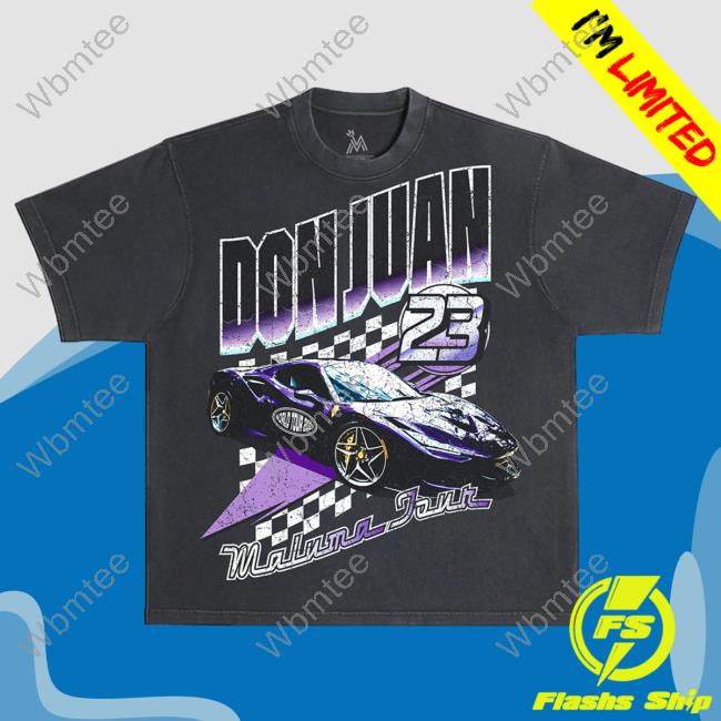 Maluma Merch Don Juan Racecar Long Sleeve Tee