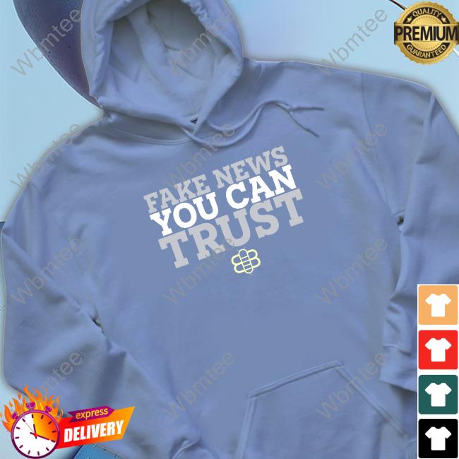 Fake New You Can Trush T-Shirt Black