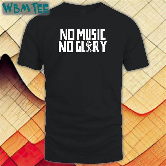 No Guts No Glory No Music No Glory Crewneck Sweatshirt Stichtingngng