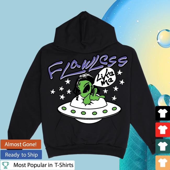 Official Lucki Merch Flawless Alien Pullover Hoodie Deadboylife