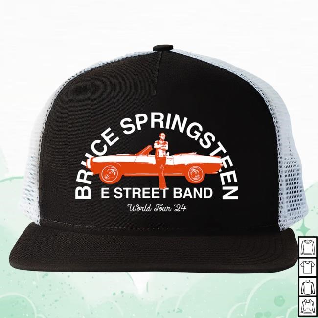 Official Bruce Springsteen Merch Store Springsteen & The E-Street Street Band World Tour 2024 Cap