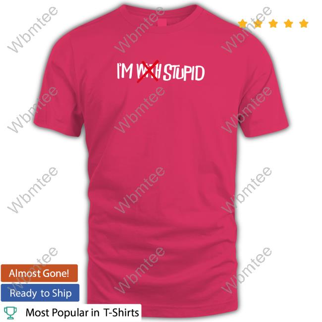 Noahfinnce Merch I'm With Stupid Tee Noahfinnadams