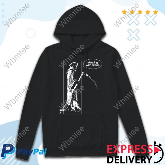 Official Grim Reaper Black Sleeping With Sirens Sweatshirt