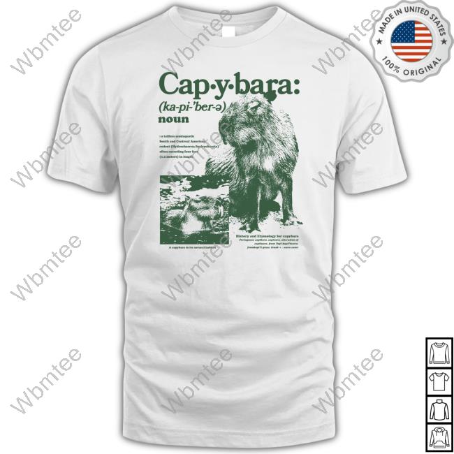 Capybara Defined Hoodie Capybara Defined Sweatshirt