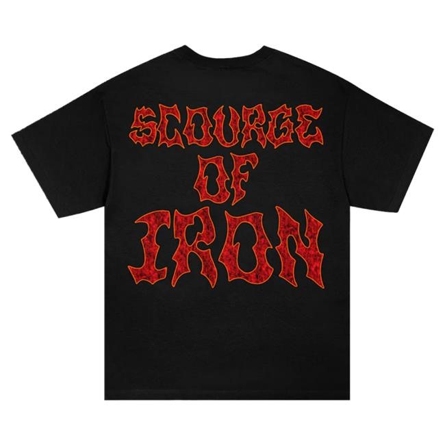 Official Cannibal Corpse Merch Cannibal Corpse Scourge Of Iron Tshirt (Black)