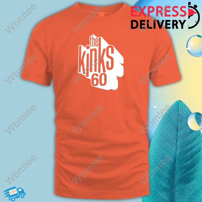 Official The Kinks 60Th Anniversary Tee Shirt