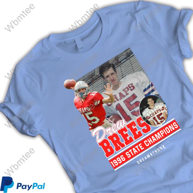Official Drew Brees 1996 State Champions T Shirts