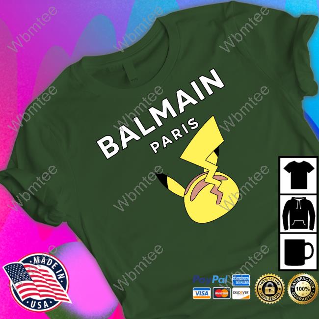 Balmain Paris Pikachu T-Shirt