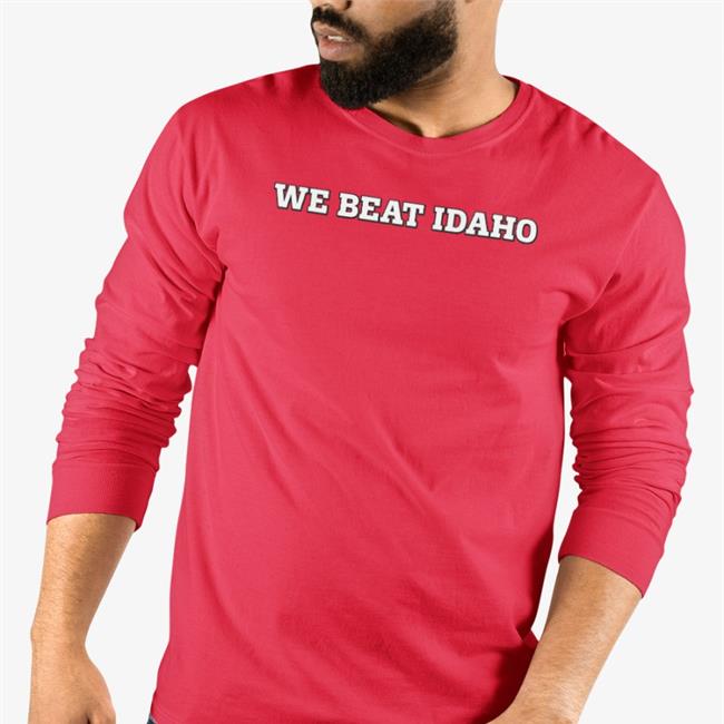 Nocontextcfb No Context College Football We Beat Idaho T Shirt