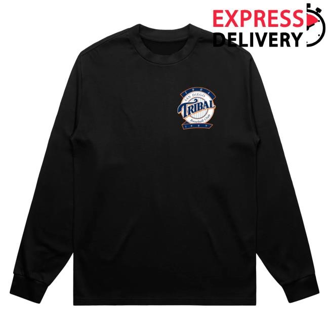 Official Tribal Gear Sd Pinstripe - Men's Long Sleeve Tribal Streetwear