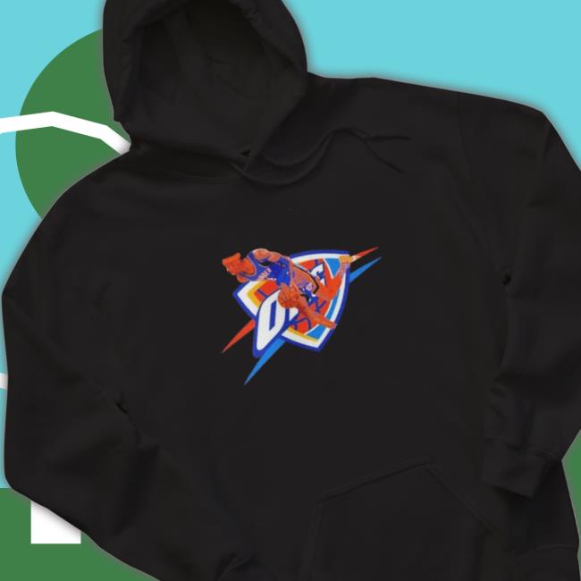 Oklahoma City Thunder Shai Gilgeous-Alexander In Action Shirt