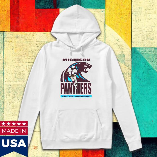 Official Michigan Panthers 1983 USFL Champions Shirt