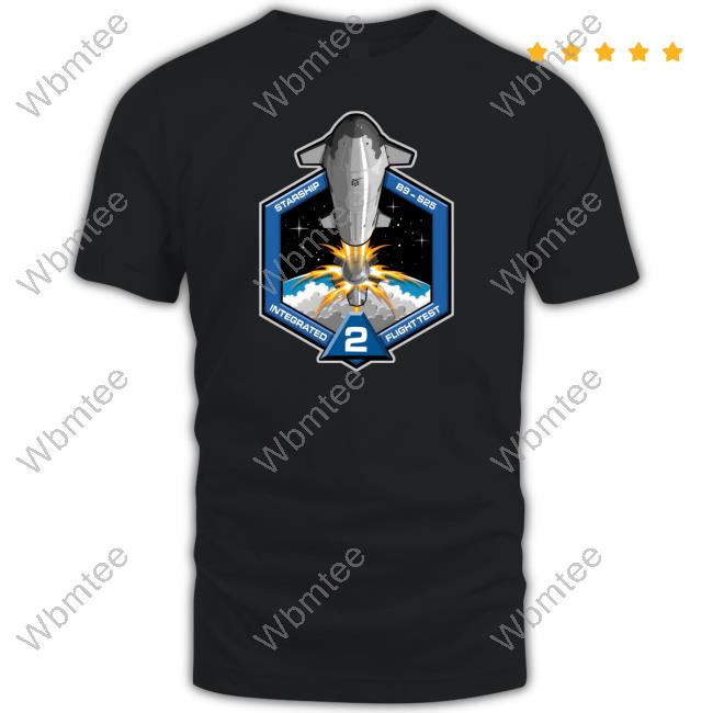 Marcus House Shop Starship Flight Test 2 T-Shirt Infographic Tony