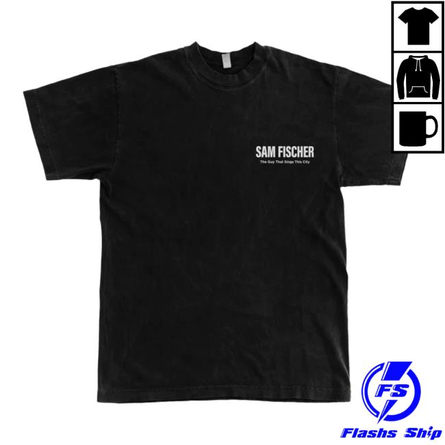 Official Sam Fischer This City Us Tour Tees Black SamFischer