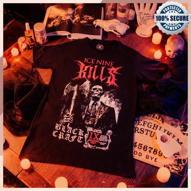Official Ice Nine Kills Merch Store INK Skeleton Corpses Tshirt Ink Merch IceNineKills