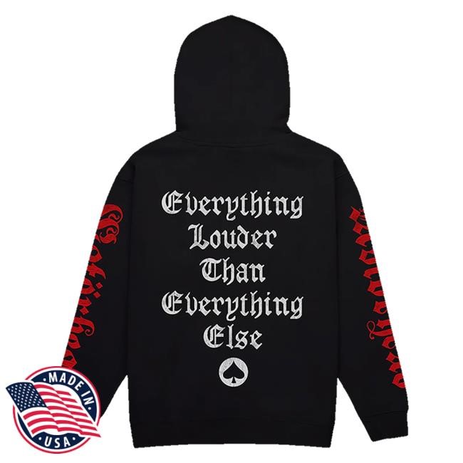 Official Blackcraft Cult Motörhead x Blackcraft Louder Hoodie