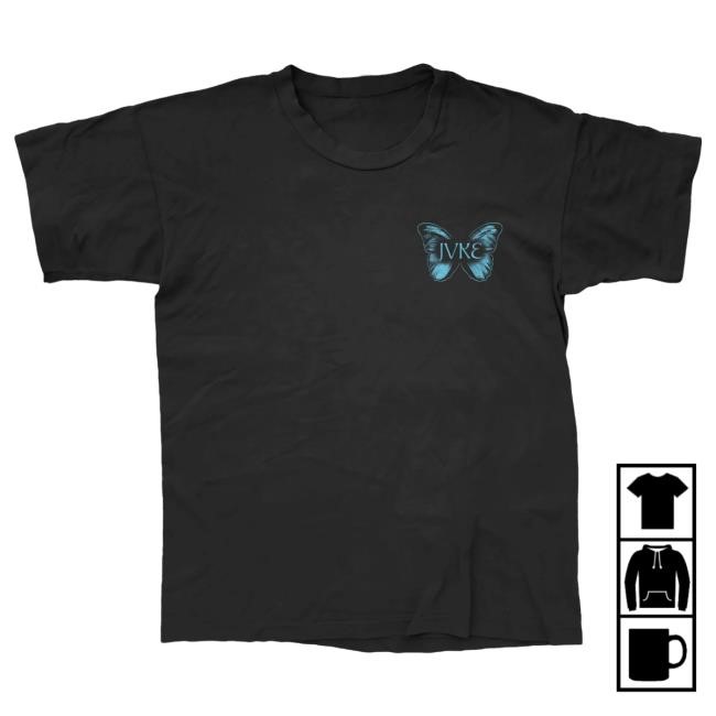 Official JVKE Butterflies - Black Shirt