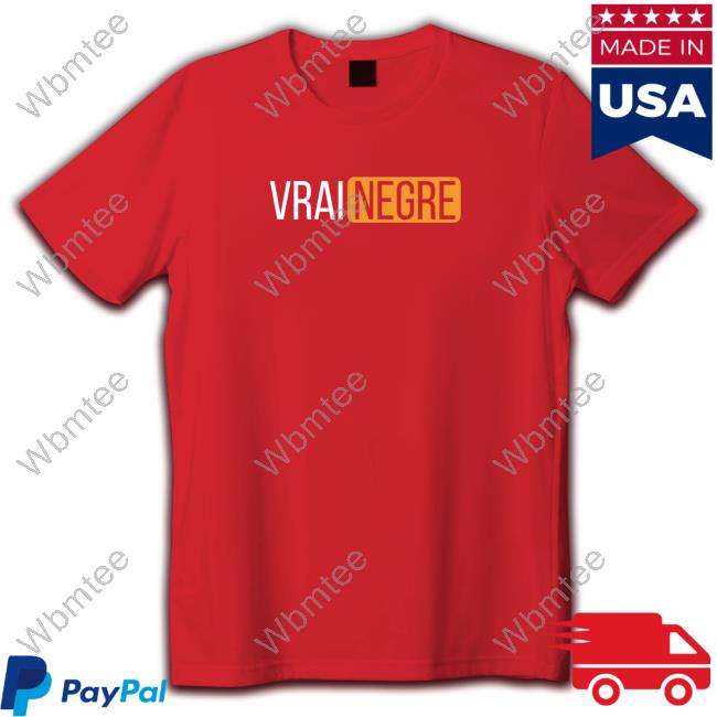 Official Vrainegre Merch Vrai Negre Box Logo Tee Shirt