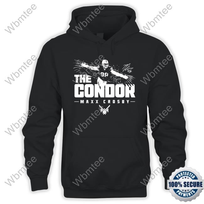 Official Brian Baldinger The Condor Maxx Crosby Pull Over Hoodie