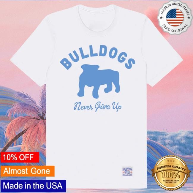Bulldogs Never Give Up Tee (Vintage Red) Duke And Winston Identity Style