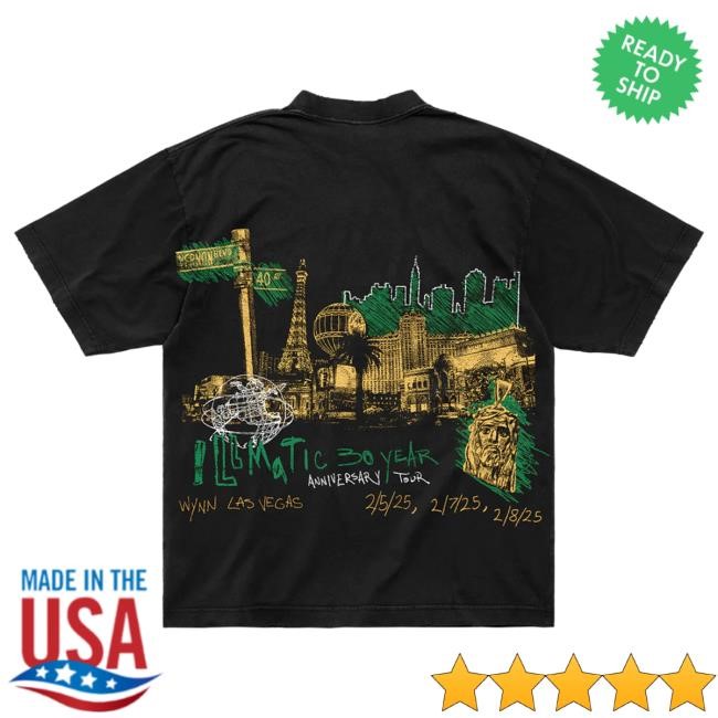 Official Nasir Jones Shop Nas Merch Vegas Skyline Shirts Nasirjones