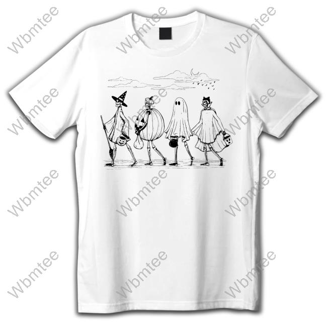 AE Oversized Halloween Skeleton Graphic T-Shirt